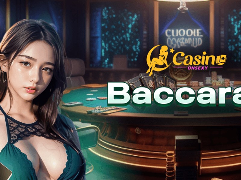 Bàn chơi Baccarat tại acb88 với các lá bài và chip cược